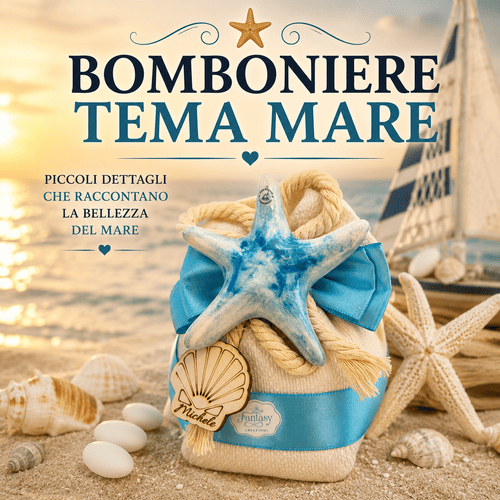 bomboniere tema mare